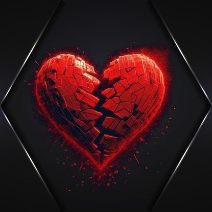  Broke heart DP photos