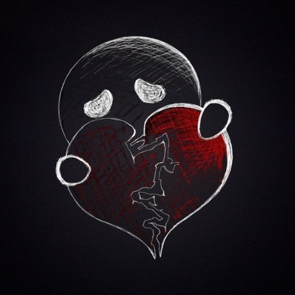  Broke heart DP photos