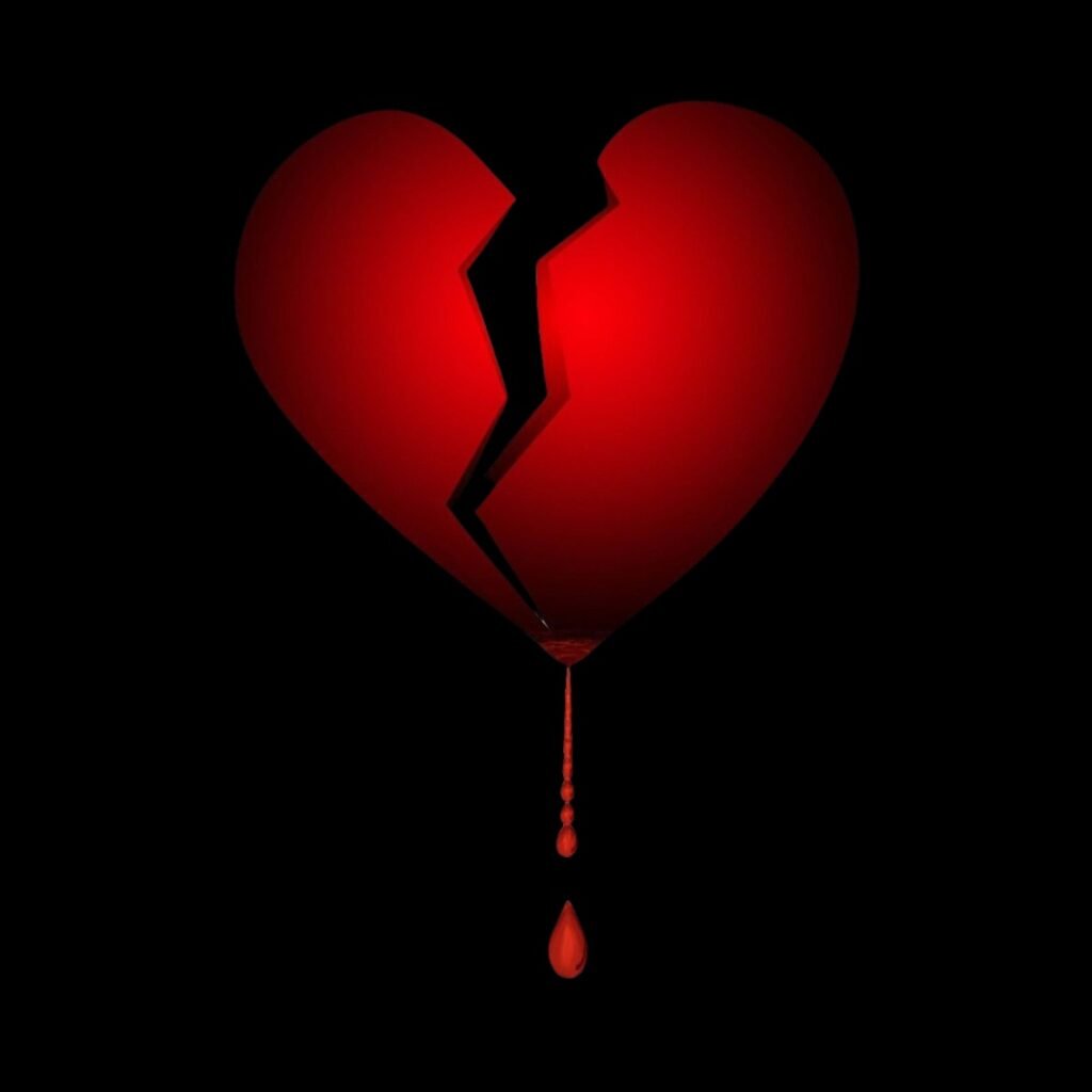  Broke heart DP photos