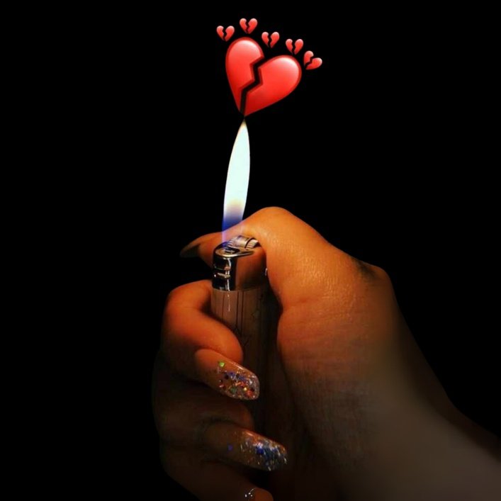  Broke heart DP photos