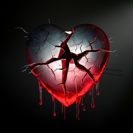  Broke heart DP for WhatsApp