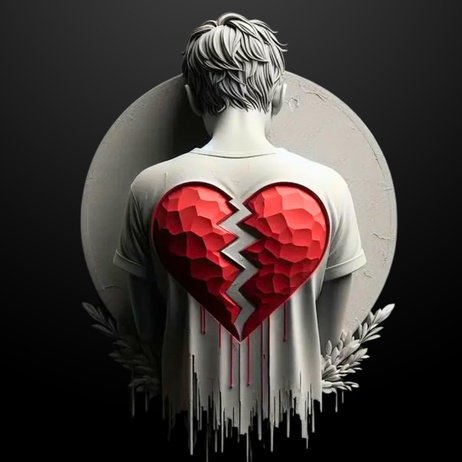  Broke heart DP for WhatsApp