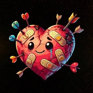  Broke heart DP for WhatsApp