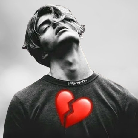 Broke heart DP for Instagram