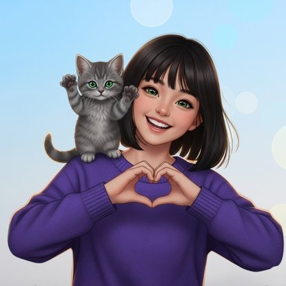 Cartoon DP for WhatsApp