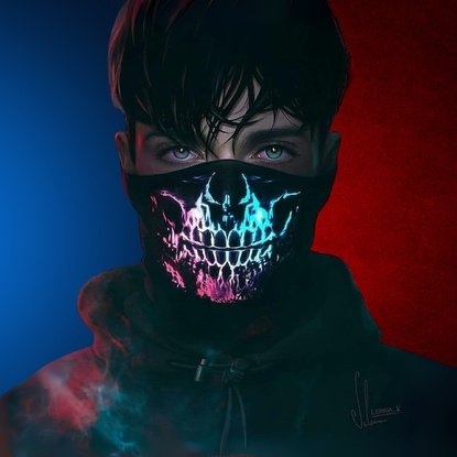 Hidden Face DP for boy for Instagram