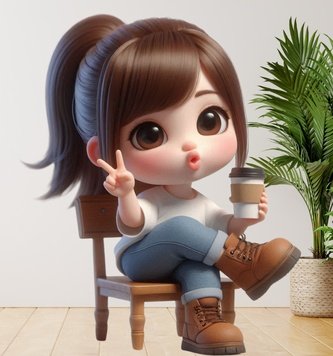 Instagram cartoon DP for girls pics