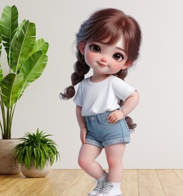 Instagram cartoon DP for girls pics