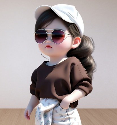 Instagram cartoon DP for girls pics