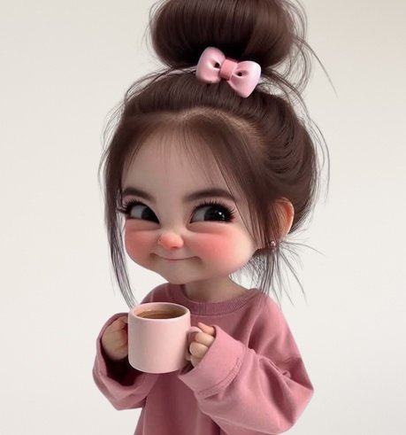 Instagram cartoon DP for girls pics