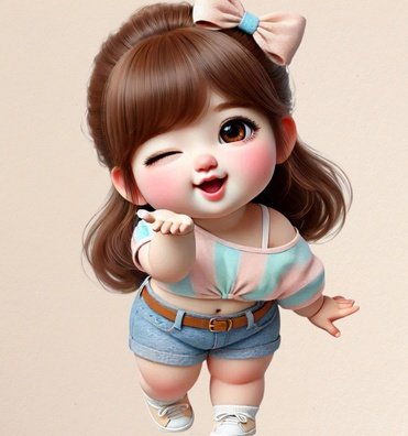 Instagram cartoon DP for girls photos