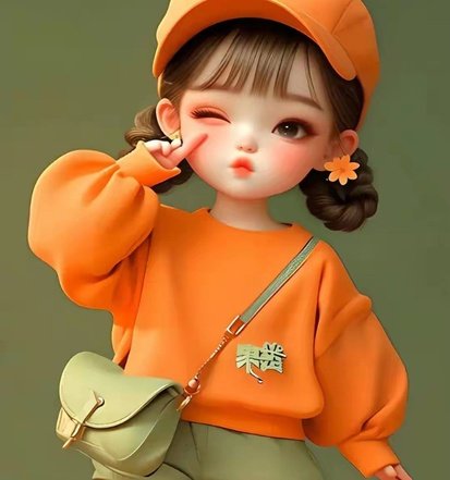  Instagram cartoon DP for girls for WhatsApp