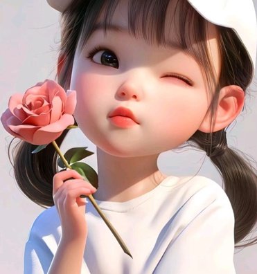 Instagram cartoon DP for girls for Facebook