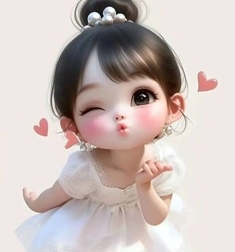 Instagram cartoon DP for girls