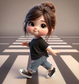 Instagram cartoon DP for girls