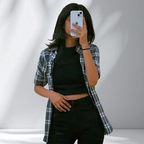 Mirror selfie DP for Instagram