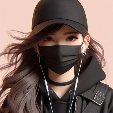  Mask girl DP Pics