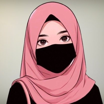 Mask girl DP for WhatsApp