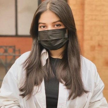 Mask girl DP for WhatsApp