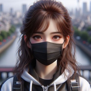  Mask girl DP for Instaram