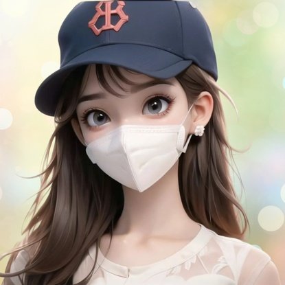  Mask girl DP for Instaram