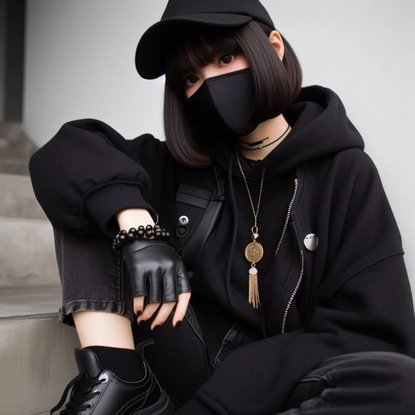 Mask girl DP