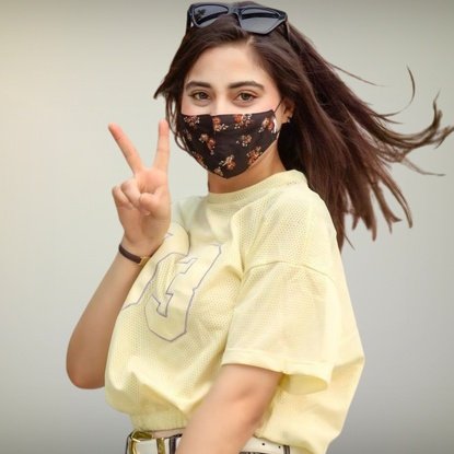 Mask girl DP