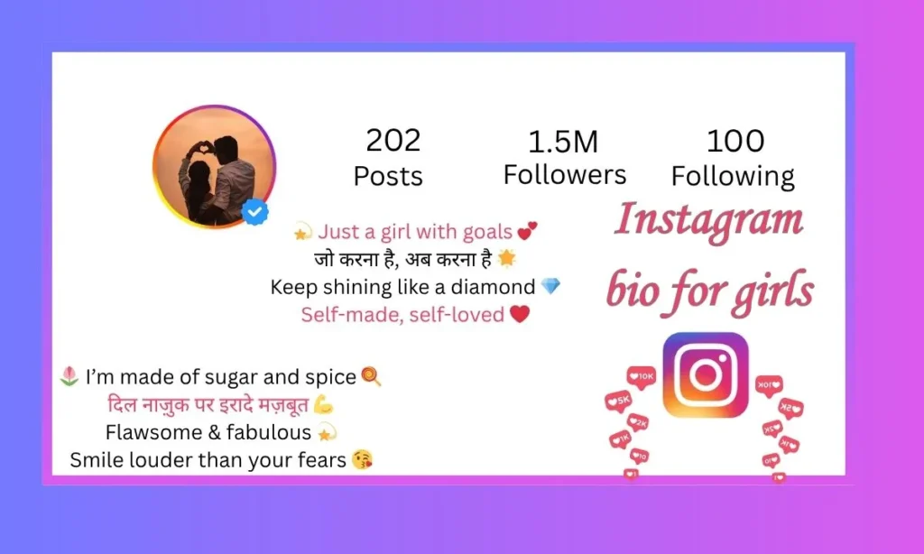 instagram bio for girls